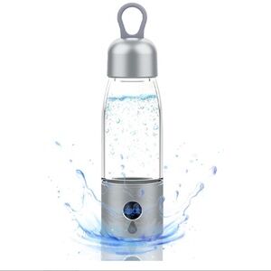Silver Hydrogen Water Bottle